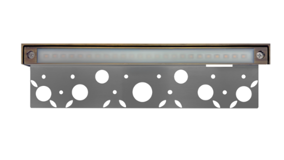 ABBA Lighting STB21 Integrated Brass Hardscape/Edge Light, Wattage 4W, Color Temperature 3000K, Warm White