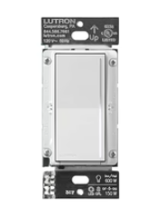 Lutron STCL-153MR-WH Sunnata Touch Dimmer Switch, for LED and Incandescent Bulbs, 150-Watt LED/3 Way or Multi Location, White Finish