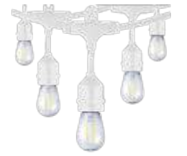 Westgate STG-2412-27K-WH 12W LED String Lamps ,75lm , 2700K