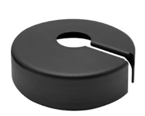 EnvisionLED STKC-1/2-BR-MBL Brass Stake Cover, Matte Black