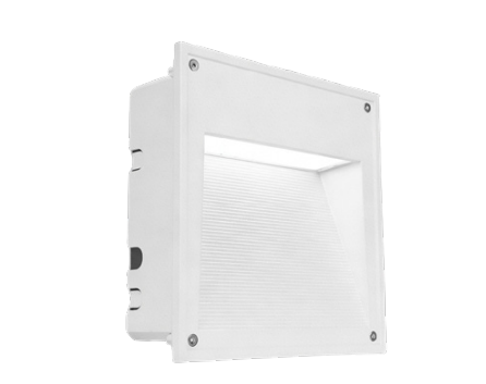Westgate STP-10X10-MCTP-WH 10 Inch Square LED Step Light, 10W/15W/20W Wattage Selectable, 3CCT (3000K/4000K/5000K), 0-10V Dimmable, White