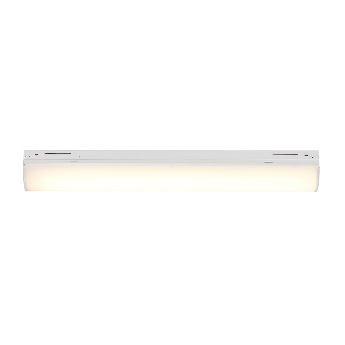 Trans Globe Lighting STP-24-MW3CT 24 inch white LED ceiling strip light illuminated