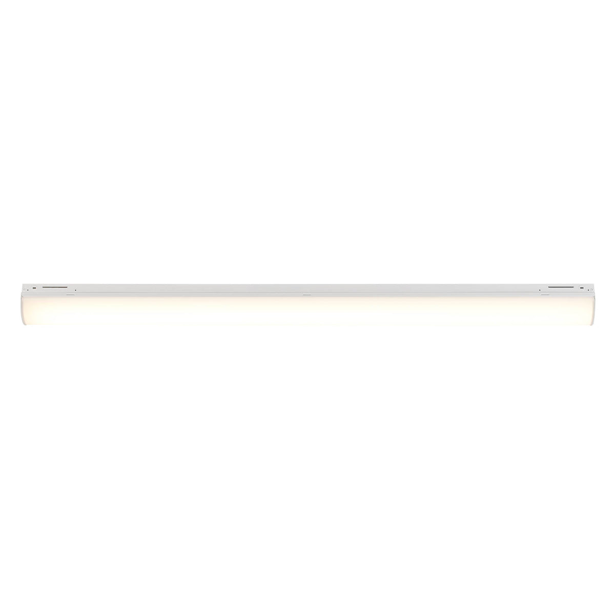 Trans Globe Lighting STP-48-MW3CT HaloStrip 48 inch white LED ceiling strip light illuminated