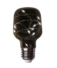 Feit Electric FY/NP/SW/LED Medium Base (E26) Soft White Mini Cylinder Fairy LED Fairy Light, Color Temperature 2700K, Wattage 1W, Voltage 120V