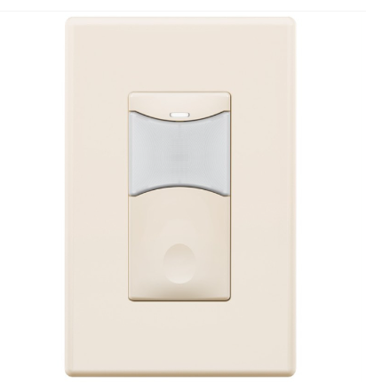 SensorWorx SWX-101-1-MS-IV Wall Switch Sensor - Pir - Auto On - Multi-switch/multi-sensor - 12-24v - Ivory
