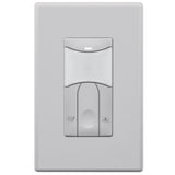 SensorWorx SWX-101-D-GY Wall Switch Sensor - PIR - Auto On - 0-10V Dimming- 120-277V - Gray Finish