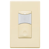 SensorWorx SWX-111-LA Wall Switch Sensor - PIR + Daylight Detection - 1-Pole - Auto On - 120-277V- Light Almond