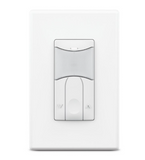 SensorWorx SWX-121-1-D-MS-WH Wall Switch Sensor - Dual Tech - Auto On - 0-10v Dimming - Multi-switch / Sensor - 12-24v - White