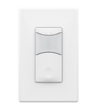 SensorWorx SWX-121-WH Wall Switch Sensor - Dual Tech - 1-pole - Auto On - 120-277v - White