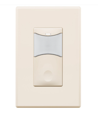 SensorWorx SWX-123-1-IV Wall Switch Sensor - Dual Tech - Manual On - Stand Alone - 12-24v - lvory