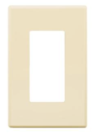SensorWorx SWX-199-SL-LA Screwless Wall Plate, Light Almond Finish