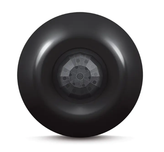 SensorWorx SWX-222-2-BK-HE Ceiling Occupancy Sensor - Dual Tech - 360°/ Large Motion - High Humidity Environment - 120-277V - Black