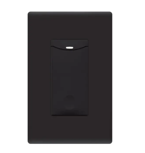 SensorWorx SWX-801-BK-J10 Momentary Decorator Switch - Bulk Packed - 5-24V - Black