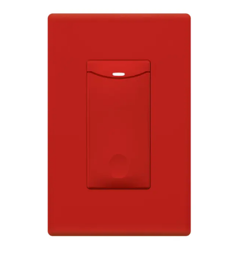 SensorWorx SWX-801-RD-HE Momentary Decorator Switch - Humid Environment - 5-24V - Red