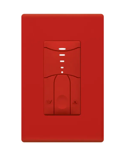 SensorWorx SWX-803-RD-HE Momentary Decorator Switch - Humid Environment - 0-10V Dimmer - 5-24V - Red