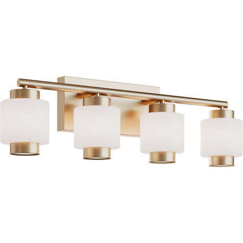 AFX Lighting SYDV2807LAJUDLB Sydney LED 28 inch Light Antique Brass Vanity Light Wall Light
