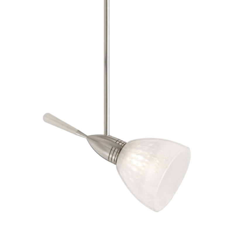 Visual Comfort Architectural 700MOAE12S  Modern Sean Lavin Aero 1 Light Low-Voltage Track Head Ceiling Light - Length: 12"  System: Monorail - Finish: Satin Nickel