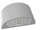 Westgate WPMX-48-80W-MCTP-SIL WPMX LED Half-Moon Wall Pack, Selectable Wattage 48W, 64W,  80W,  Multi-Color Temperature, 120-277V, Silver
