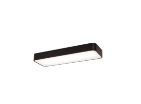 Westgate CCL-2FT-MCT5-DD-BK 2FT Modern Surface Ceiling Light, Dual Dim, Selectable Wattage 18W/24W/30W, Lumens 100LM/W, Multi-Color Temperature, Black Finish