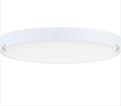 Maxim Lighting 57882WTWT Trim 1 Light 7 Inch White Flush Mount Ceiling Light