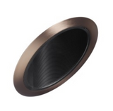 Elco Lighting EL603BZ 6" Super Sloped Baffle with PAR30 Gimbal Trim - 75W Max. PAR30 - Bronze/Bronze