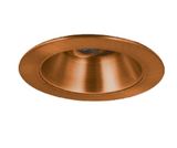 Elco Lighting EL1411CP 4" Adjustable Shower Trim with Clear Reflector and Lens Trim - Copper