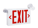 Elco Lighting EE86HRG LED Exit Sign and LED Emergency Light Combo - Red & Green Letters