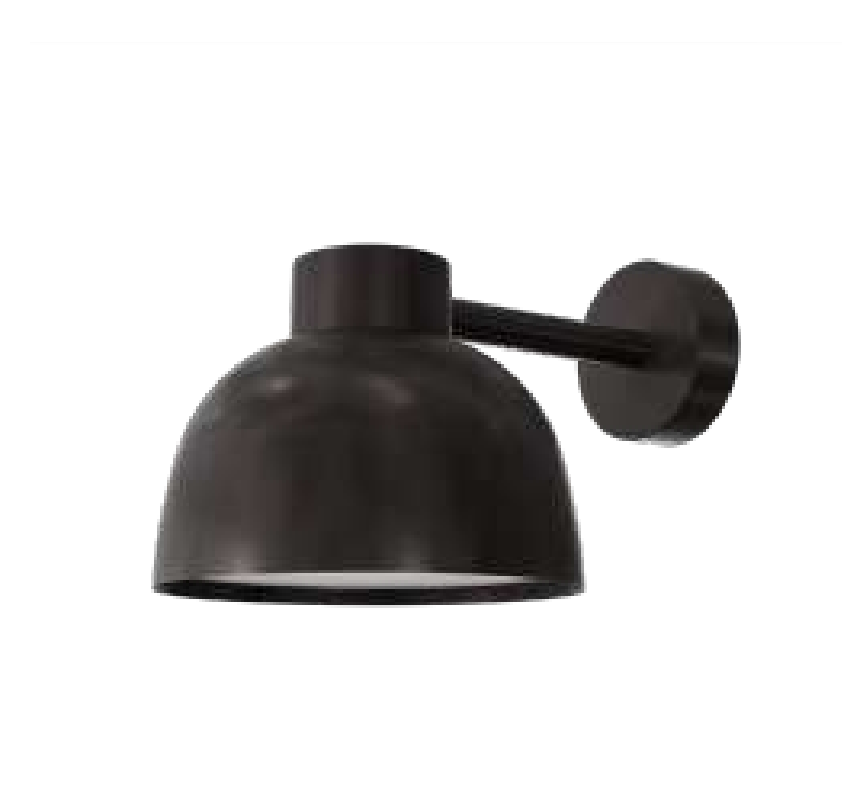 Westgate WLF-24-40W-MCTP-BR-HA 12" Dome Light with 15" Horizontal Arm & Flat Lens