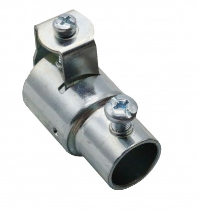 Orbit SEFSD-50 Steel 1/2''EMT TO 1/2''FLEX Couplings Set-Screw/Double-Bite Saddle Clamp Type