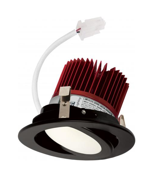 Elco Lighting E418C12SDBB Ceiling light with Adjustable Trim - 1250 Lumens - CCT: 3000K-1800K - Beam Angle: 60º - Finish: All Black