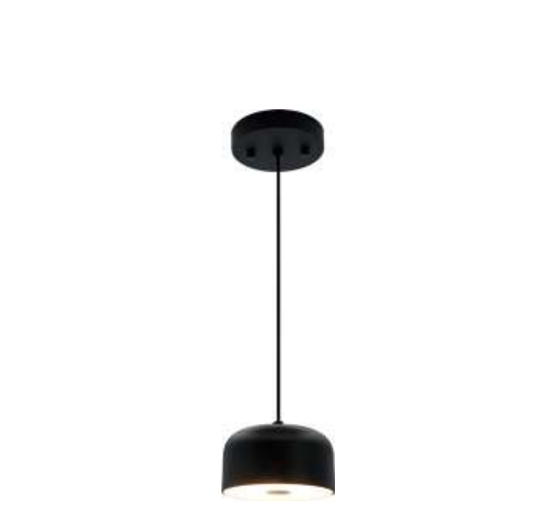 Westgate LCFPM-MCT5-BK 5" Mini Pan Pendant with Field-Selectable CCT (2700K-5000K)