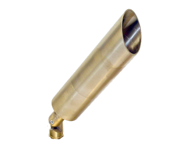 Focus Industries RXD08ETACL24NS25FBRS 3W LED MR16 Brass Bullet Landscape Light - Wattage: 3W - Beam Angle: 36° - Lumens: 270 lm - No Stake - Material: Brass - Finish: Brass Unfinished