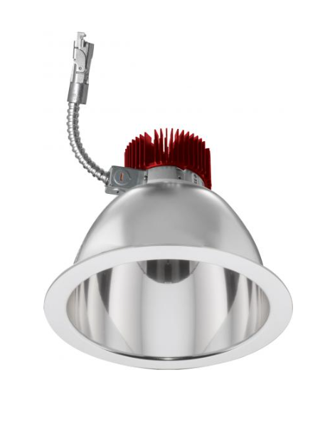 Elco Lighting E810L4050C2 8" Reflector LED Light Engine Trims - 4000 Lumens - CCT: 5000K - Beam Angle: 60º - Finish: All Chrome