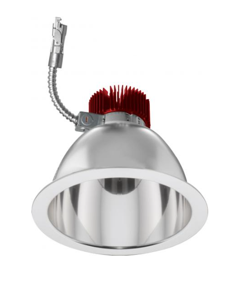 Elco Lighting E811L3030C2 8" Wall Wash Ceiling Light - 3000 Lumens - CCT: 3000K - Beam Angle: 60º - Finish: All Chrome