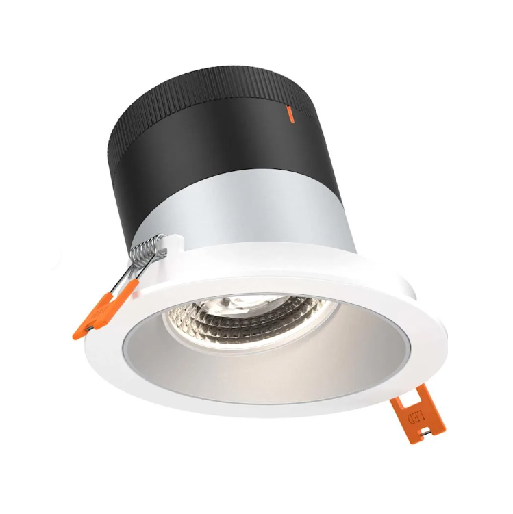 Dals Lighting RC03-CC-20-SLAZ-TWH Versa 3" Alzak Recessed Light - Wattage & CCT Selectable - White Trim