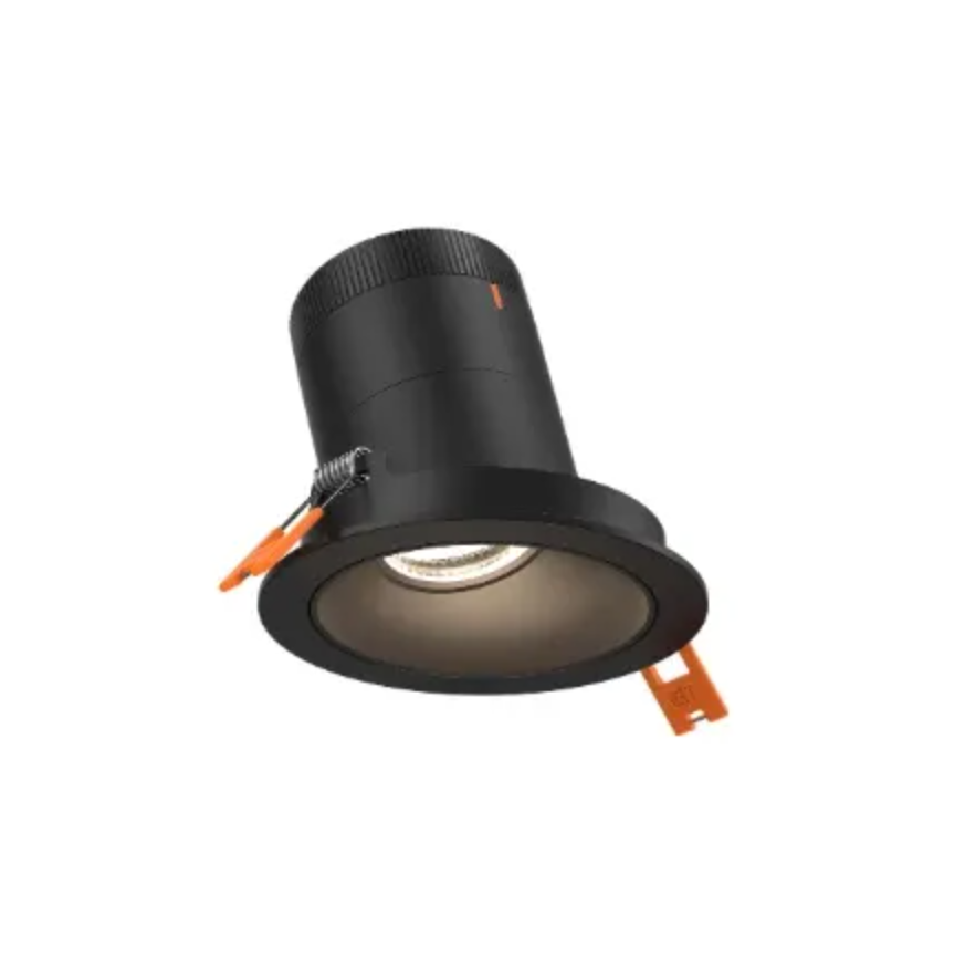 Dals Lighting RC03-CC-20-SLBK-TBK Versa 3" Black Recessed Light - Wattage & CCT Selectable - Black Trim