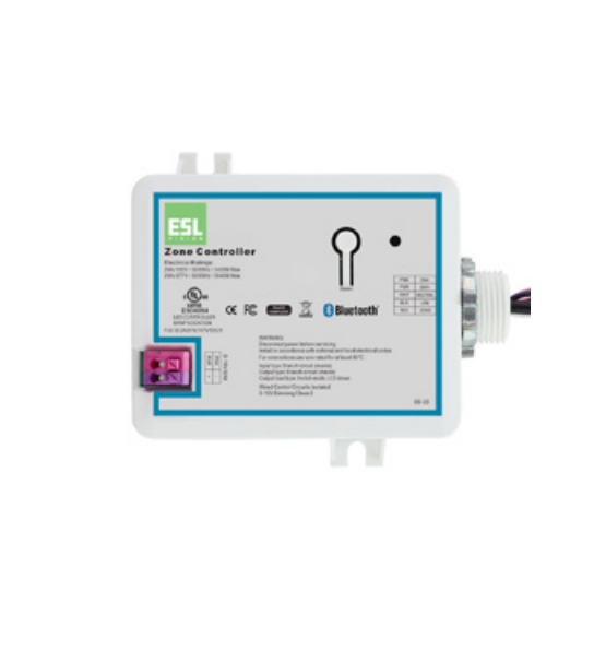 ESL Vision ESL-ISS-PP-01 IntelliSense Zone Controller AC 120–277 VAC 20A 0–10V Dimming Push-In Port