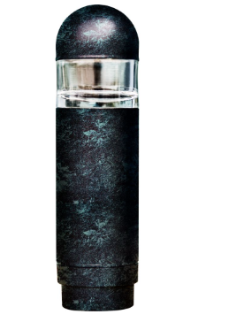 Dabmar Lighting LV208-L3-27K-VG Cast Aluminum Mini Bollard 2-Pin LED Path Light, Voltage 12V, Wattage 3W, Color Temperature 2700k, Verde Green Finish