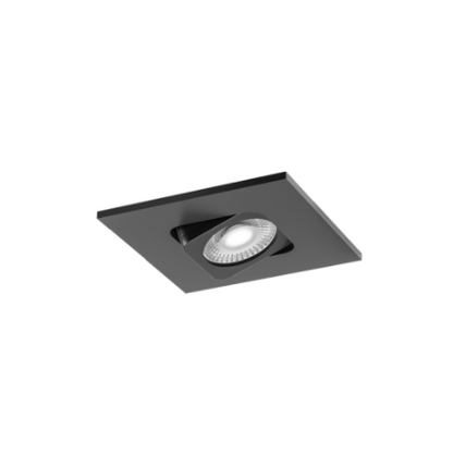 Elco Lighting E2L19NF27B 2" Square Adjustable Teak™ LED Light Engine - 850-1100 Lumens - CCT: 2700K - Beam Angle: 88º - Finish: All Black