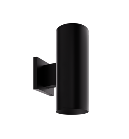 Elco Lighting E42AB07W-07W30 Wall Mount light Up and Down - CCT: 3000K - Finish: All Black
