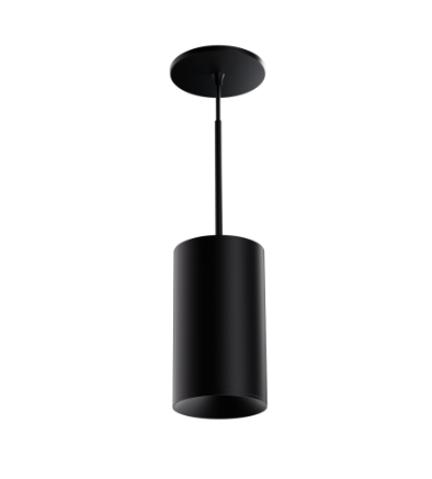 Elco Lighting E42PB-1327D-N-60 Pendant Ceiling Light - 1350 Lumens - CCT: 2700K - Stem Length: 60" - Finish: All Black