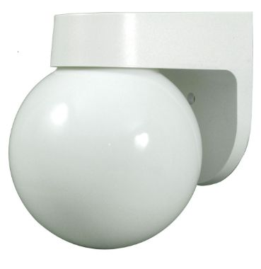 Dabmar Lighting W2200-L7-65K-W Plastic Surface Mount Wall Fixture G24 LED, Voltage 85V-265V, Color Temperature 6500K, Wattage 7W, White Finish