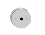 Core Lighting MB-400-WH Round Surface Canopy With Mounting onto 4/0 or 3/0 boxes, Height 1 1/4", Diameter 4 3/4", White Finish