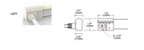 Core Lighting LNT45-HW32FT-IP68SFL Flexible Neon Series LED Strip - IP68SFL Side Feed Left - 32ft  Power Feed