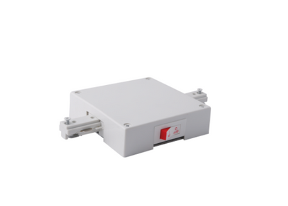 Elco Lighting EP841B-4A In-Line Feed Connector with Current Limiter - Finish: Black