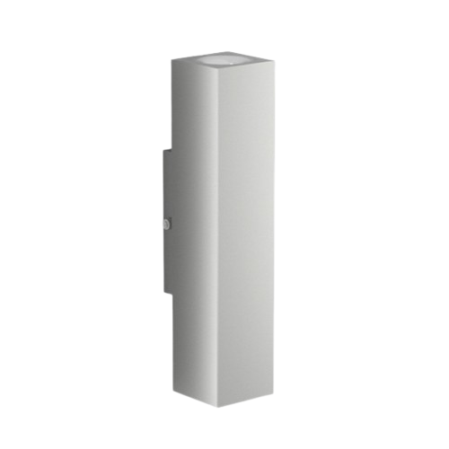 Westgate WMCS6-24-UDL-MCTP-DD-SIL 24" Outdoor LED Wall Cylinder Light - 120-277V - Color Temperature: 3000K-4000K-5000K - Finish: Silver
