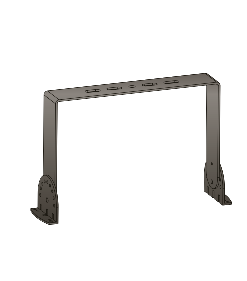 ESL Vision ESL-RHB1-BK-YM Yoke Mount for Roswell Series – Available Black Finish