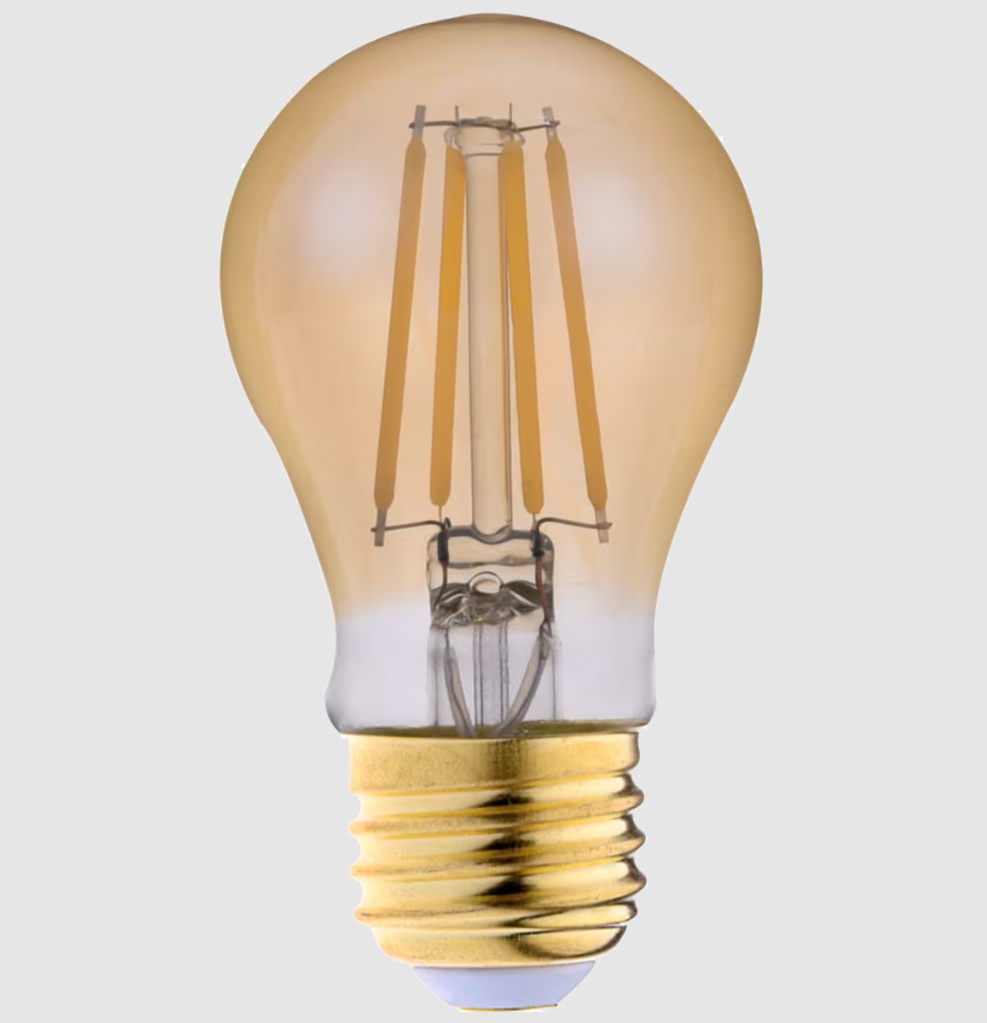 Eiko LED4.5WA19/FIL/822-DIM-G7 4.5W 350LM 2200K 80CRI Filament LED Bulb