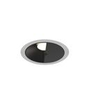 Eurofase OSC3RT01WL011535WCL 3-in 15W Oscar Round Wall Wash LED With Trim - 3500K - 120V-277V - Wide - Clear Lens - Black