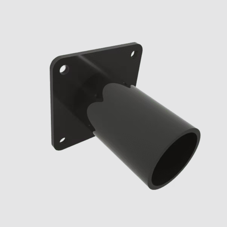 Eiko WB-ST-BK Wall Mount Bracket , 4" Long Tenon